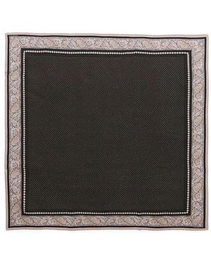 Zimmermann Polka-Dot Floral Scarf - Black