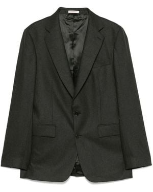 Fursac Virgin-Wool Blazer - Black