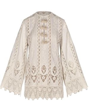 Johanna Ortiz Vision Seeking mini dress - Weiß