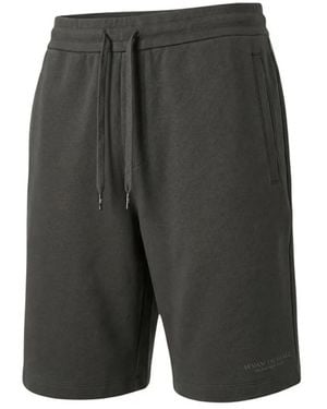 ARMANI EXCHANGE Drawstring Logo-Print Shorts - Grey