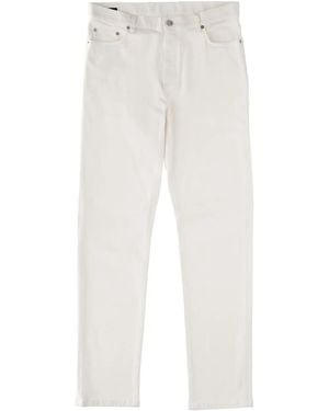 ZEGNA Jean À Boutonnière - Blanc