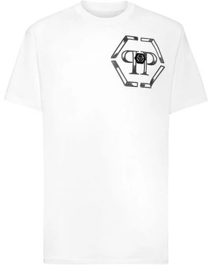 Philipp Plein Hexagon Tシャツ - ホワイト