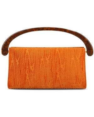 Dries Van Noten Small Velvet Bag - Orange