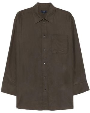 Soeur Button-Down Pocket Shirt - Gray