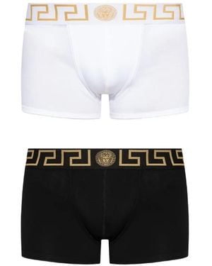 Versace Greca Medusa Boxer Shorts (Set Of Two) - White