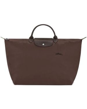 Longchamp Large Le Pliage Tote Bag - Brown
