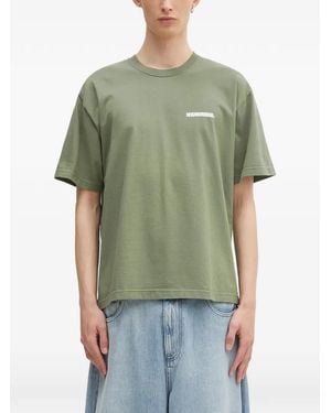 Neighborhood Logo-Print T-Shirt - Green