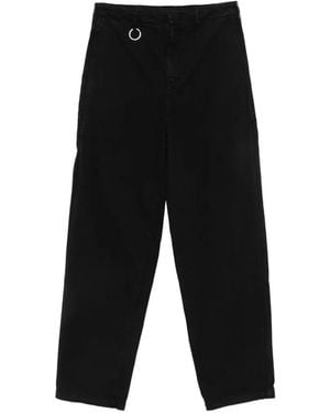 Etudes Studio Zip-Detail Chino Trousers - Black