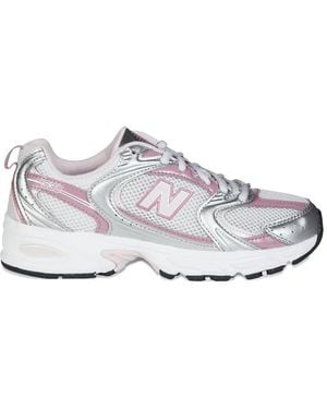 New Balance Mesh-Panel Trainers - White