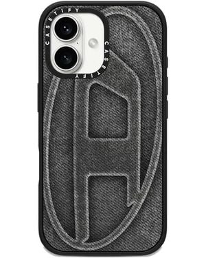 DIESEL X Casetify 60578 Logo-Detail Iphone 16 Case - Black