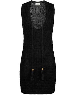 Elisabetta Franchi Mini Dress - Black