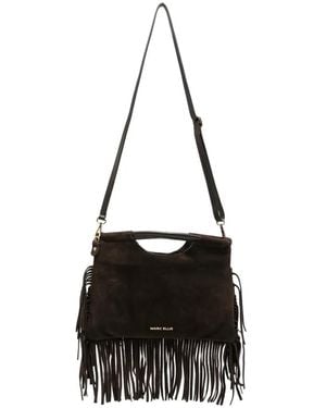 Marc Ellis Cabas Cameliacm En Cuir À Franges - Black