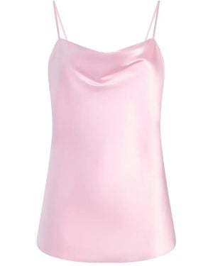 Cinq À Sept Marta Cami Cowl Neck Top - Pink