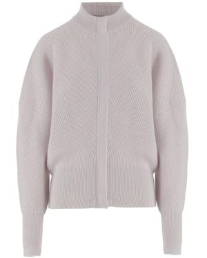 Sa Su Phi Long-Sleeve Ribbed-Knit Cardigan - Gray