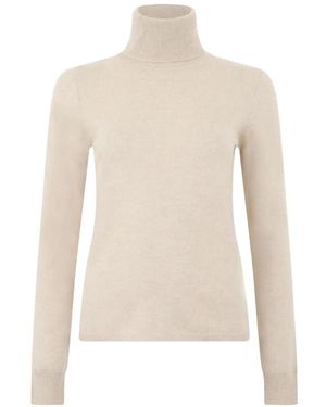 Max Mara Turtleneck Knit Jumper - White