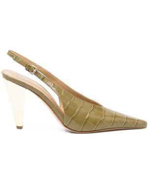 Michael Kors 95Mm Electra Court Shoes - Metallic