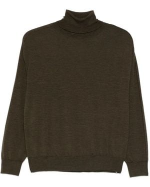 Peserico Roll-Neck Long-Sleeve Top - Green