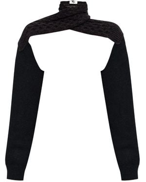 Fendi Knitted High-Neck Jumper - Black