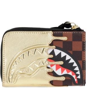 Sprayground Golden Dynasty Drip Wallet - Metallic