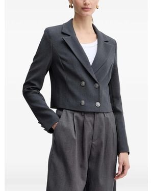 Guess Blazer con doble botonadura - Negro