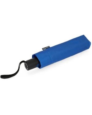 KARL LAGERFELD Logo-Print Umbrella - Blue