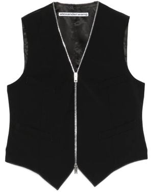 Alexander Wang Zip-Fastening Vest - Black