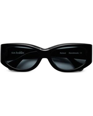 Sun Buddies Rafael Geometric-Frame Sunglasses - Black