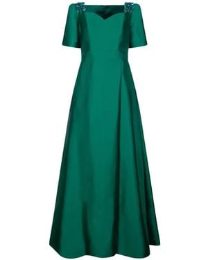 Antonio D'errico Embellished-Detail Maxi Dress - Green