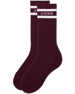 Anine Bing Sully Sporty Socken - Lila