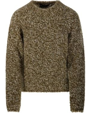 Fabrizio Del Carlo Crew-Neck Wool Sweater - Green