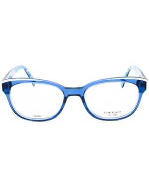 Kate Spade Zelda Oval-Frame Glasses - Blue