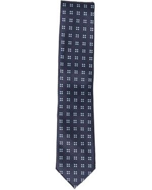 ZEGNA Cravate En Soie - Blue