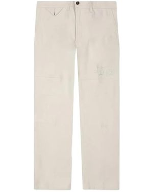 Honor The Gift Embroidered-Pocket Trousers - White