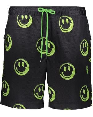 Ksubi Short À Lien De Resserrage Et Motif Smiley - Vert