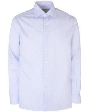 Pal Zileri Striped Cotton Shirt - White
