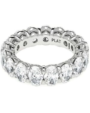 Jewels Aficionado Platinum Diamond Channel Ring - Black