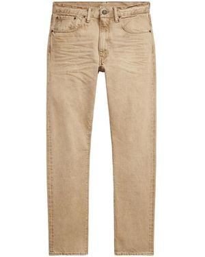 RRL High-Waist Slim-Cut Jeans - Natural