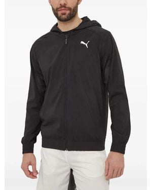 PUMA Chaqueta Deportiva Con Cremallera - Negro