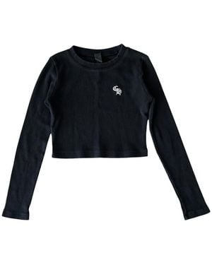 Chrome Hearts Logo-Embroidered T-Shirt - Black