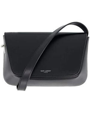Saint Laurent Small Leren Crossbodytas - Zwart