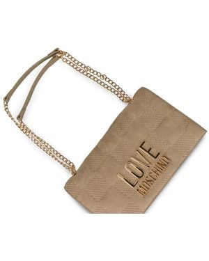 Love Moschino Borsa A Spalla A Quadri - Neutro