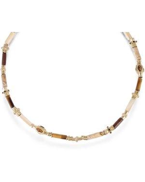 Gas Bijoux Collier Kali À Œil De Tigre - Metallic