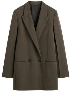 TOTEME Double-Breasted Blazer - Green