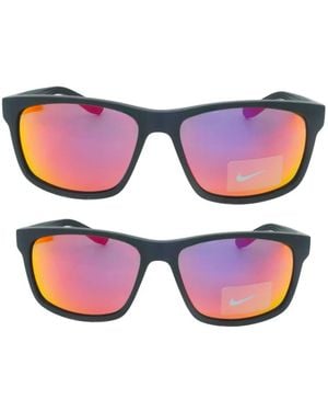 Nike Cruiser Rectangle-Frame Sunglasses - Pink