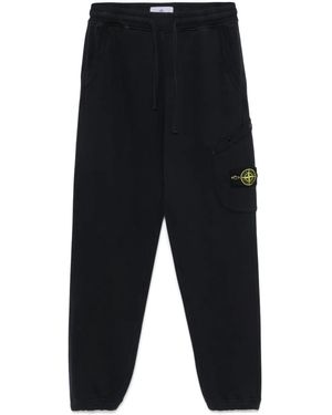 Stone Island コンパスバッジ スウェットパンツ - ブルー