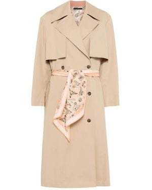 Paul Smith Cotton Trench Coat - Natural