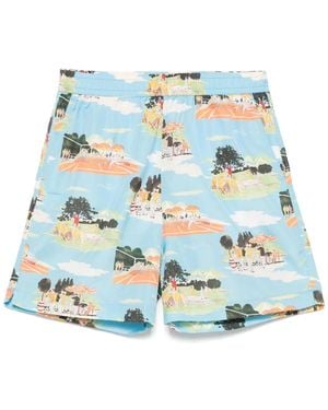 Drole de Monsieur Costume Da Bagno Le Short Plage - Blu