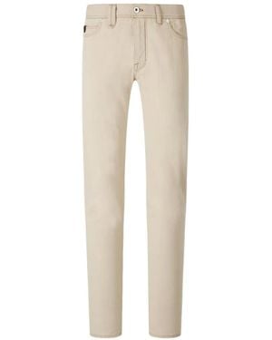 Brioni Patch Pocket Straight-Leg Jeans - Natural