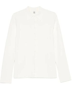 TOTEME Cardigan Con Bottoni - Bianco
