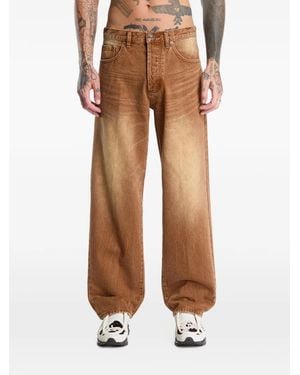 Obey Boxcar Straight-Leg Jeans - Brown